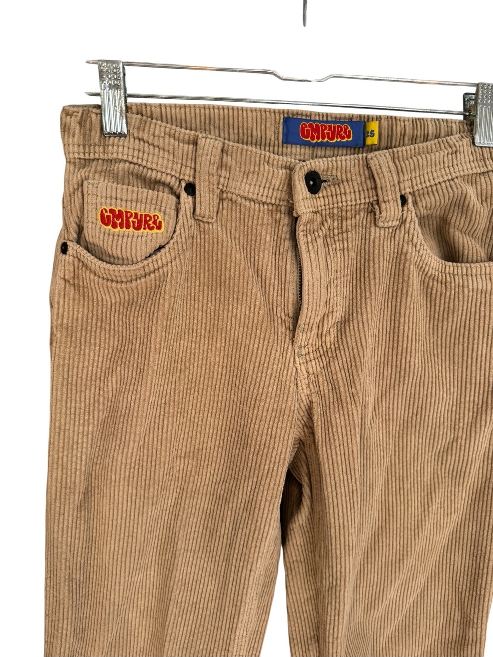 Empyre Boys Corduroy Pants | Tan Beige | Size 25 | Skate Streetwear | EUC